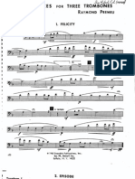 Two Pieces For Three Trombones