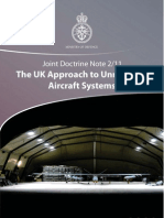 The UK Approach To Unmanned Aircraft Systems