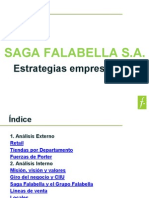 SAGA FALABELLA S.A. Estrategias Empresariales