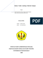 Paper Public Relations Untuk Lembaga Dakwah Kampus (Komunikasi Administrasi) )