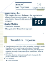 Management of Translation Exposure