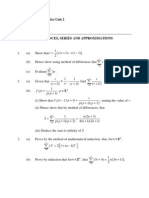 Cape Pure Mathematics Unit 2module 2: Sequences, Series and Approximations