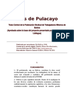 Tesis de Pulacayo