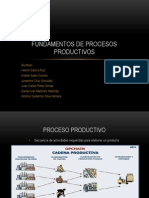 Fundamentos de Procesos Productivos