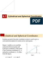 Cylindrical and Spherical Coordinates