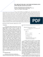 Dynamic Cost Index Determination Method by SR