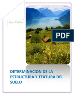 Determinacion de La Estructura y Textura Del Suelo