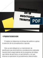 Planeamiento de La Auditoria Tributaria