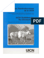 Guias para Reintroducciones de La UICN