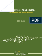 La Revolucion Por Decreto. El Perú Durante El Gobierno Militar - Dirk Kruijt