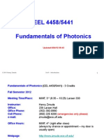 Introduction To Photonics