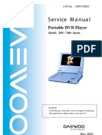 Service M A Nua L: Portable DVD Player