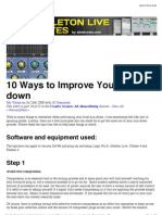 10 Ways To Improve Your Mix-Down