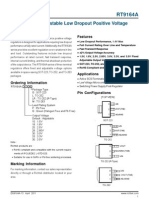 1A Fixed and Adjustable Low Dropout Positive Voltage Regulators