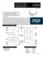 100 VOLT 30 AMP H-Bridge PWM Motor Driver/Amplifier: M.S.Kennedy Corp