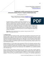 Automatic Model Simplification and Reconstruction From Geographic Information System Data For Computer-Aided Engineering