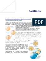 Positions: Longitude and Latitude