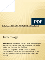 Evolution of Nursing Theories