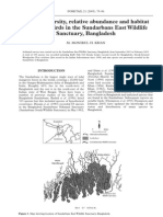 Species Diversity, Relative Abundance and Habitat Use of The Birds in The Sundarbans East Wildlife Sanctuary, Bangladesh