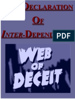 The Declaration of Inter-Dependence: WEB OF DECEIT