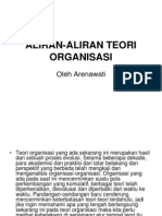 Aliran Aliran Teori Organisasi