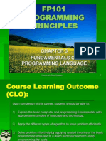 Chapter 3 - Fundamentals of Programming Language