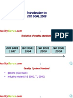 Introduction To ISO 9001 2008