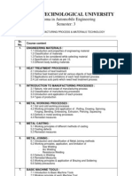 Manufacturing Process & Materials Technology PDF