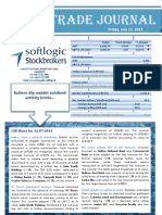 Daily Trade Journal - 12.07.2013