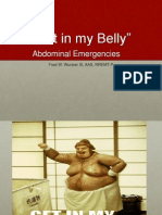 "Get in My Belly": Abdominal Emergencies