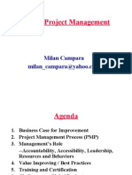 Global Project Management: Milan Campara