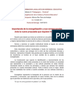 Importancia de La Evangelización y Sus Consecuencias Ante La Nueva Propuesta Que Requiere Venezuela