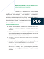 Entrevista Realizada en La Secretaria Ejecutiva de Educacion