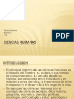 Ciencias Humanas