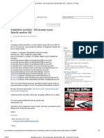Installation Problem - SID Already Exists