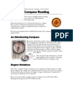 Notes (Scouting) Compass Reading