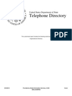 U.S. State Department Telephone Directory