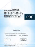 Exposicion Ecuaciones Diferenciales Homogeneas