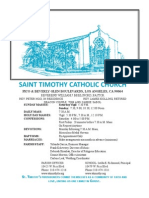 St. Timothy L.A. June 21 Bulletin. 