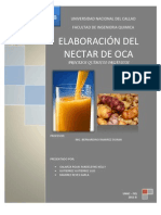 Elaboracion de Nectar de Oca Listo