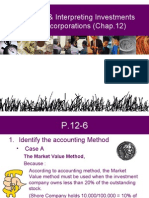 Reporting & Interpreting Investments in Other Corporations