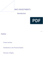 Introduction To AFM 472 (UW)