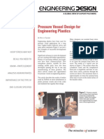 Pressure Vessel Design For Engineering Plastics: Hoop Stress May Not