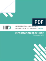 IIITD Brochure 2012