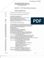 T7 B20 Timelines 9-11 1 of 2 FDR - Eastern Region Operations Center Log - Chronological Events As of 1-2-02