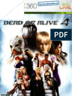 Dead or Alive 4 - Manual - 360