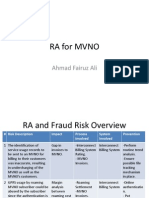 MVNO RA & Fraud Risk by Ahmad Fairuz Ali