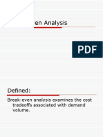 Break-Even Analysis