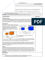 Lesson Plan Similar Volumes