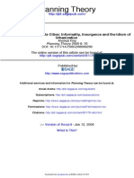 Ananya Roy. India, Planning Theory, Informality, Urbanization. 2009